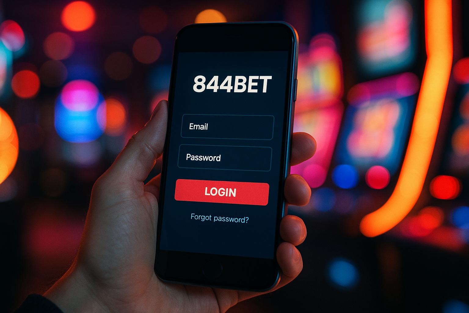Login no Cassino 844BET