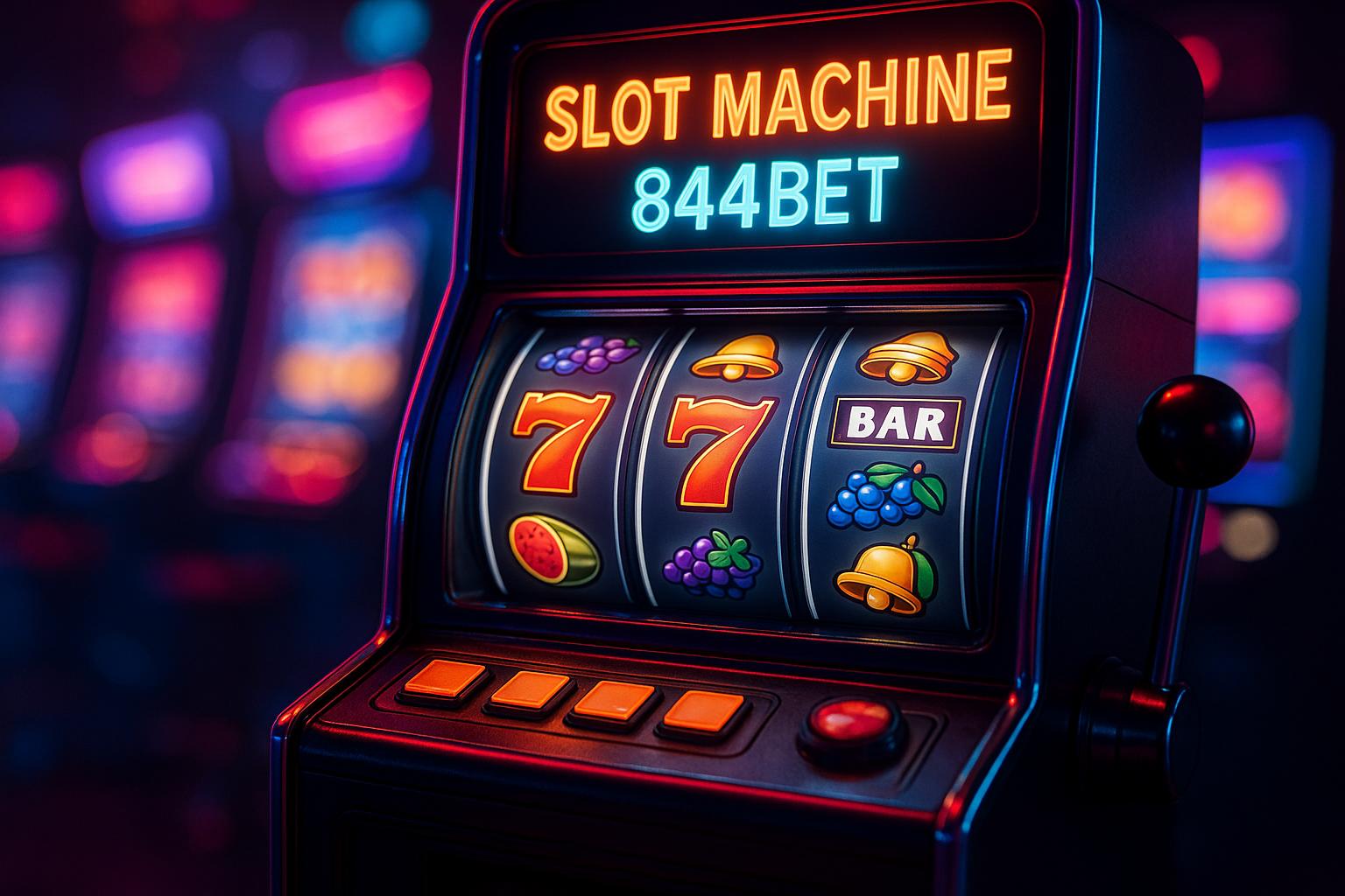 Explore o mundo das slot machines no 844BET Casino